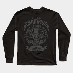 Official Champion League Trophy Award Long Sleeve T-Shirt